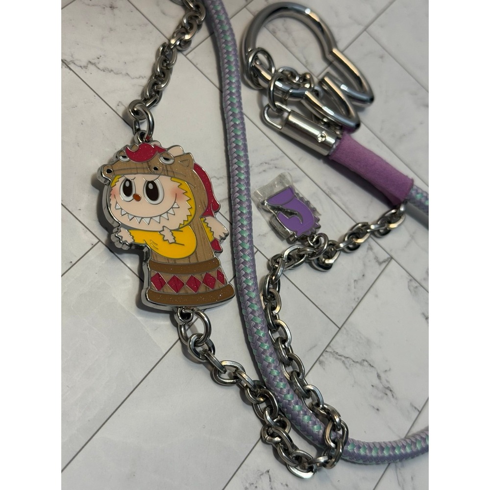 Labubu The Monsters Checkmate Pendant Chain — The Knight